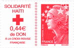 Timbre Marianne Solidarit&eacute; Ha&iuml;ti
