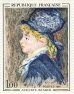 Auguste Renoir - "Portrait de modèle"