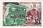 Journée du timbre 1969 - Transport des facteurs (Paris - 1890)