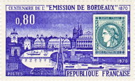 Centenaire de l'émission de Bordeaux - 1870