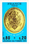 Journée du timbre 1975 - Plaque de facteur