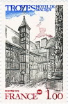 Troyes (Aube) Hôtel de Mauroy au XIXème siècle