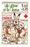 Croix-Rouge 1978 - Le lièvre et la tortue