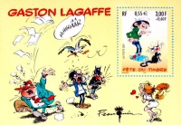 Bloc-feuillet Fête du timbre 2001 - Gaston Lagaffe