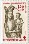 Croix-Rouge 1983 - Vierge à l'enfant - Baillon XIVème siècle