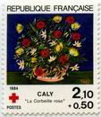Croix-Rouge 1984 - Caly - "La corbeille rose"