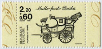 Journée du timbre 1986 - Malle-poste Briska
