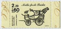 Journée du timbre 1986 - Malle-poste Briska