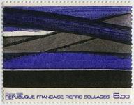 Pierre Soulages- "Pour un Timbre 1986"