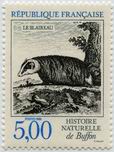 Histoire naturelle de Buffon - Le blaireau