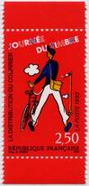 Journée du timbre 1993 - La distribution du courrier