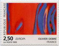 Europa 1993 - Olivier Debré - "Rideau de Scène de l'Opéra de Hong-Kong"