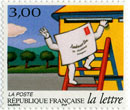 La lettre - Boîte aux lettres