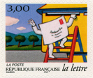 La lettre - Boîte aux lettres (adhésif)