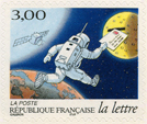 La lettre au fil du temps - "Cosmonaute" (adhésif)