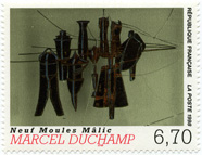 Marcel Duchamp - "Neuf moules Mâlic"