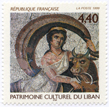 Patrimoine culturel du Liban - "L'enlèvement d'Europe"