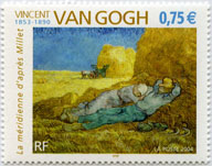 Van Gogh - "La méridienne d'après Millet"