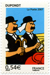 Personnages de Hergé - "Dupond et Dupont"