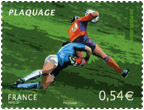 Coupe du monde de rugby - Plaquage