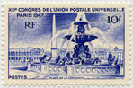 XIIème congrès de l'Union Postale Universelle - Place de la Concorde