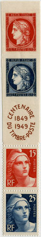 Centenaire du timbre-poste