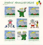 Bloc-Feuillet Anniversaire - Babar