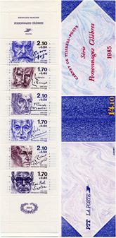 Carnet personnages célèbres 1985