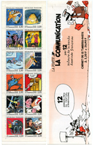 Carnet bandes déssinées 1988 - "La communication"