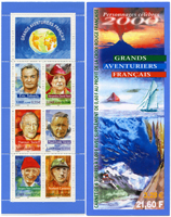 Carnet personnages célèbres 2000 - Grands aventuriers français