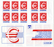 Carnet timbres euro adhésifs
