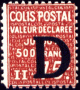 Colis-Postal, Valeur déclarée