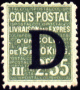 Colis-Postal, Livraison par exprès