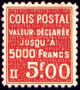 Colis-Postal, Valeur déclarée