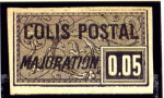 Colis-Postal, Majoration (non dentelé)