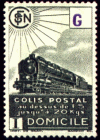 Colis postaux, Livraison à domicile (filigrane A)