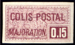 Colis-Postal, Majoration - Non dentelé