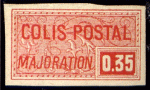 Colis-Postal, Majoration - Non dentelé