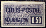 Colis-Postal, Majoration - Non dentelé