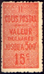 Colis-Postal, Valeur déclarée