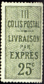 Colis-Postal, Livraison par Expres