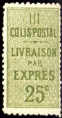 Colis-Postal, Livraison par Expres