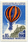 Centenaire de la poste par balons montés