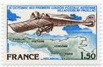 Première liaison postale aérienne Villacoublay-Pauillac (15 octobre 1913)