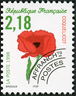 Préoblitéré - Coquelicot