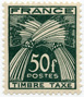 Gerbe de blé - Timbre taxe